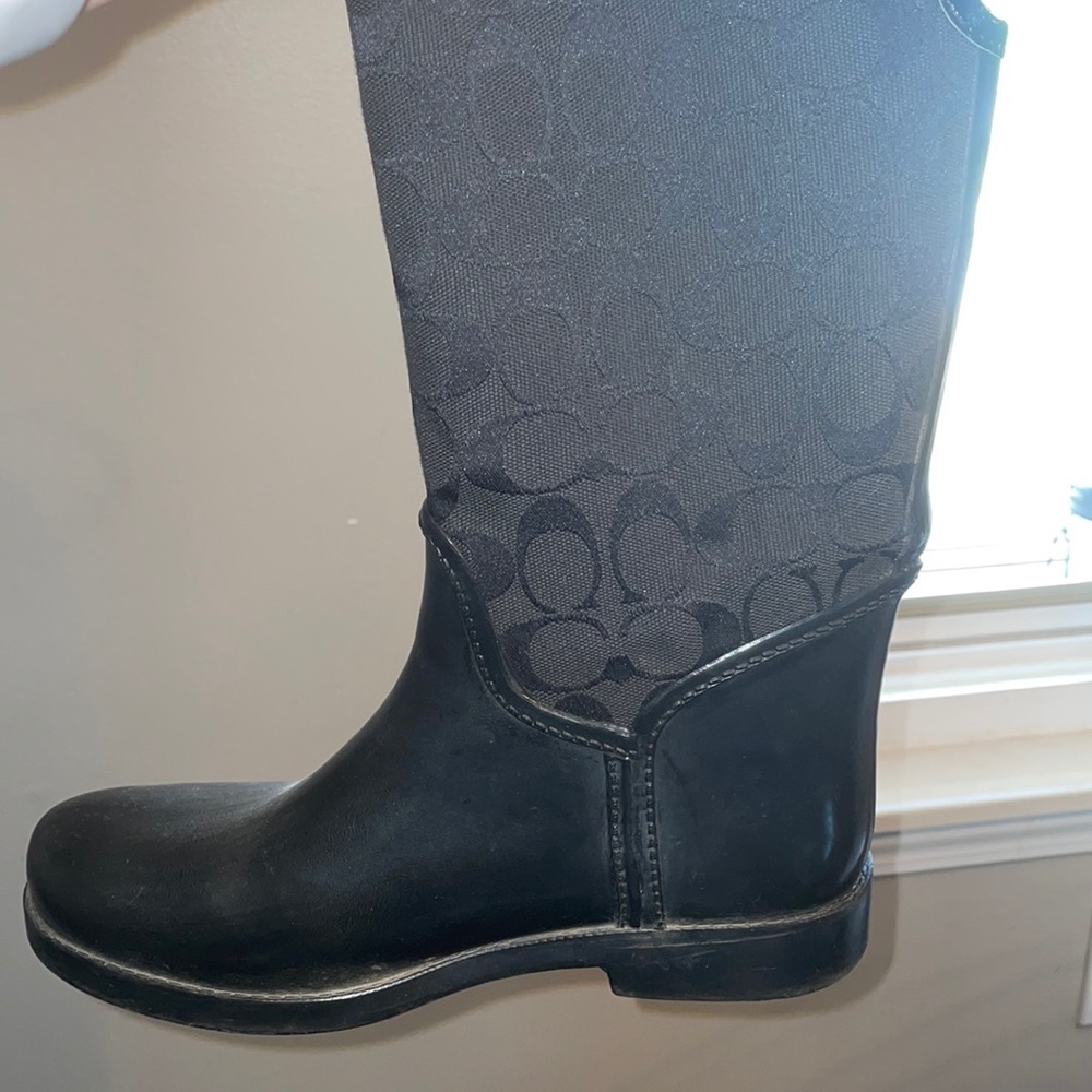 Coach rain boots